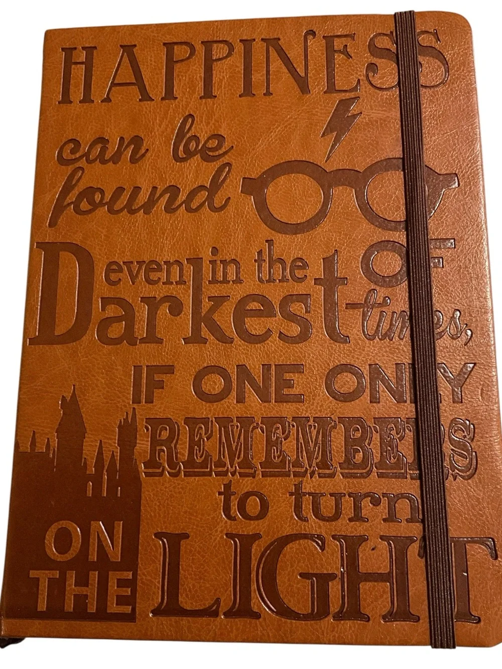 Harry Potter Faux Leather Journal Diary Booklet Hogwarts